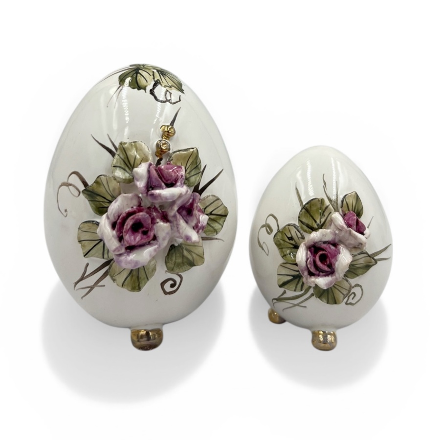 Ceramiczna pisanka kwiaty - obrazek 4