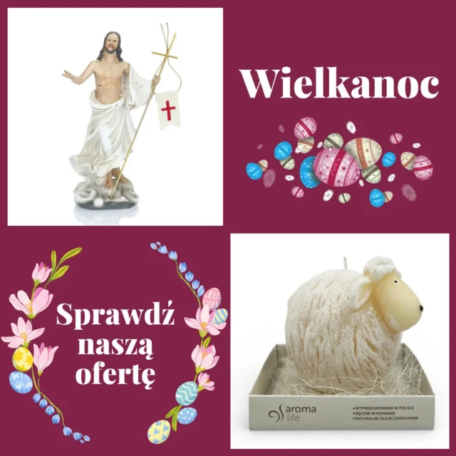 Zapraszamy do zapoznania się z naszą ofertą Wielkanocną 🐑💐🐣https://sklep.faustyna.pl/kategoria-produktu/wielkanoc/#wielkanoc #ofertawielkanocna #upominki #prezenty #pisanki