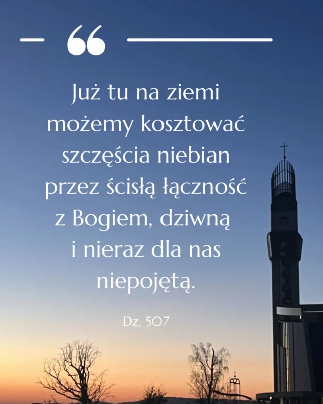 Im bliżej Boga, tym więcej nieba w sercu ✨🙏#wiara #modlitwa #jezuufamtobie #miłosierdzie #łagiewniki
